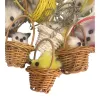A cute plush toy with a basket for decorating the living room and bedroom Item Picture